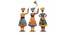 Kavya Figurine Set of 3 by Urban Ladder - Front View Design 1 - 339596