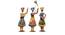 Kavya Figurine Set of 3 by Urban Ladder - Cross View Design 1 - 339611