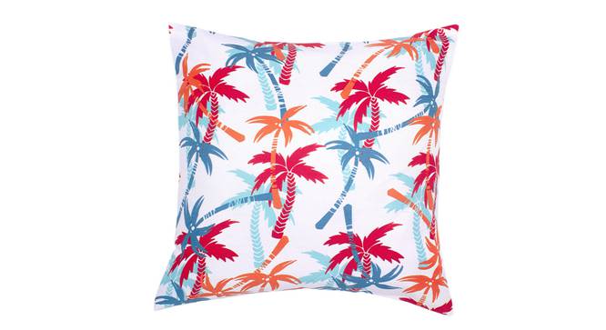 Asha Cushion Cover - Set of 2 (Red, 41 x 41 cm  (16" X 16") Cushion Size) by Urban Ladder - Front View Design 1 - 339793