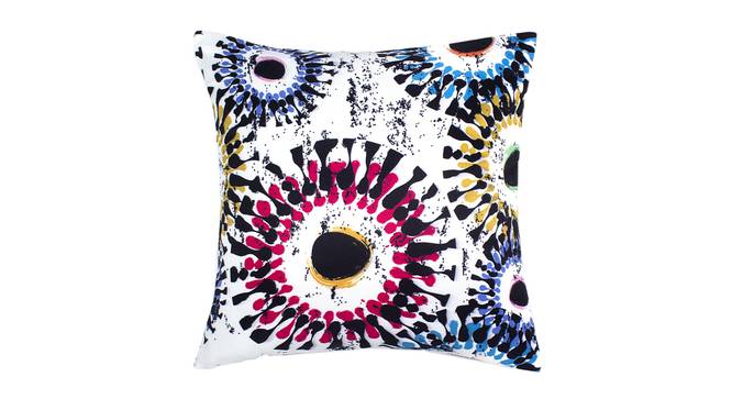 Slade Cushion Cover - Set of 2 (Blue, 41 x 41 cm  (16" X 16") Cushion Size) by Urban Ladder - Front View Design 1 - 339829