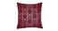 Alita Cushion Cover - Set of 2 (Brown, 41 x 41 cm  (16" X 16") Cushion Size) by Urban Ladder - Front View Design 1 - 339864