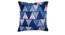 Asta Cushion Cover - Set of 2 (Blue, 41 x 41 cm  (16" X 16") Cushion Size) by Urban Ladder - Front View Design 1 - 339899