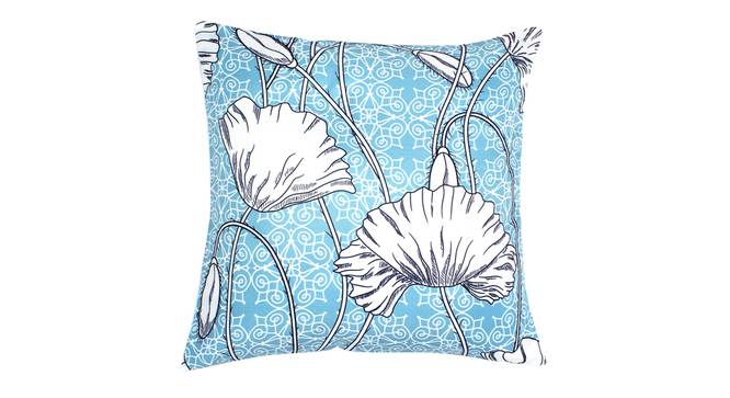 Cordell Cushion Cover - Set of 2 (Blue, 41 x 41 cm  (16" X 16") Cushion Size) by Urban Ladder - Front View Design 1 - 339969