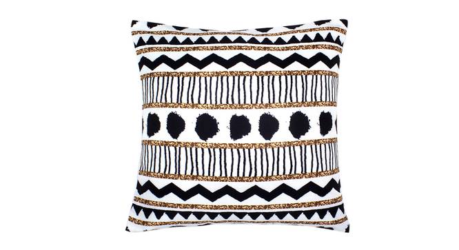 Emile Cushion Cover - Set of 2 (Green, 41 x 41 cm  (16" X 16") Cushion Size) by Urban Ladder - Front View Design 1 - 339970