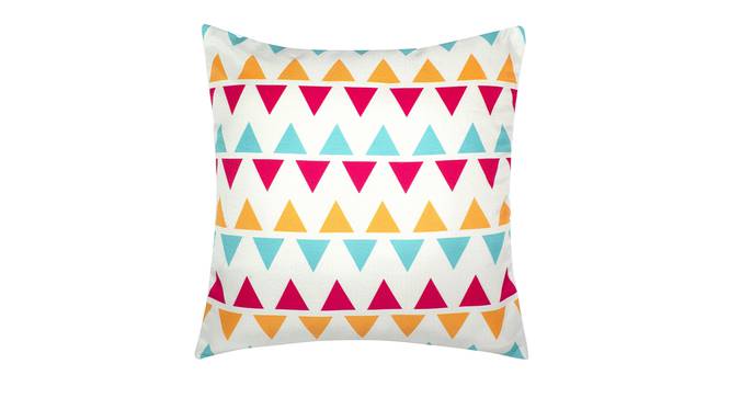 Florian Cushion Cover - Set of 2 (Red, 41 x 41 cm  (16" X 16") Cushion Size) by Urban Ladder - Front View Design 1 - 340002