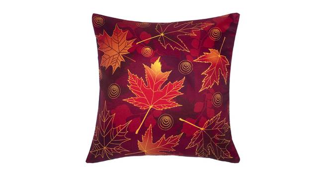 Francoise Cushion Cover - Set of 2 (Orange, 30 x 46 cm  (12" X 18") Cushion Size) by Urban Ladder - Front View Design 1 - 340007