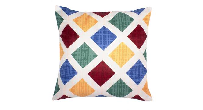 Pavel Cushion Cover - Set of 2 (Yellow, 30 x 46 cm  (12" X 18") Cushion Size) by Urban Ladder - Front View Design 1 - 340089