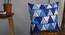 Pilar Cushion Cover - Set of 2 (Blue, 41 x 41 cm  (16" X 16") Cushion Size) by Urban Ladder - Design 1 Half View - 340120