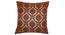 Upton Cushion Cover - Set of 2 (Brown, 41 x 41 cm  (16" X 16") Cushion Size) by Urban Ladder - Front View Design 1 - 340162