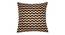 Ziva Cushion Cover - Set of 2 (Black, 41 x 41 cm  (16" X 16") Cushion Size) by Urban Ladder - Front View Design 1 - 340196