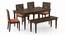 Mirasa 6 Seater Dining Set - (With Bench) (Lava) by Urban Ladder - Front View Design 1 - 340243