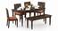Mirasa 6 Seater Dining Set - (With Bench) (Lava) by Urban Ladder - Cross View Design 1 - 340244