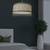Cane pendant light natural wood29 lp