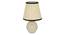 Atury Table Lamp (Cream, White Shade Colour, Cotton Shade Material) by Urban Ladder - Design 1 Side View - 340326