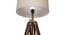 Acten Floor Lamp (Brown, Linen Shade Material, Beige Shade Colour) by Urban Ladder - Design 1 Close View - 340330