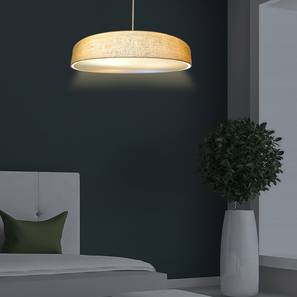 Ceiling Lights Design Isle Pendant Light (Beige, Linen Shade Material, Beige Shade Color)