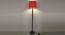 Cuffle Floor Lamp (Cotton Shade Material, Printed Shade Colour, Natural Wood) by Urban Ladder - Design 1 Half View - 340354