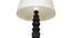 Clarkwood Floor Lamp (White Shade Colour, Cotton Shade Material, Dark Wood) by Urban Ladder - Design 1 Close View - 340376