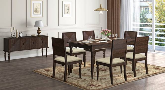 Mirasa Dining Chair - Set of 2 (Sandstorm) by Urban Ladder - Full View - 340389