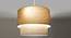 Oberon Double Pendant Light (Natural Linen, Linen Shade Material, Natural Linen Shade Color) by Urban Ladder - Front View Design 1 - 340413