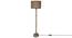 Marlerville Floor Lamp (Brown Shade Colour, Rustic Wood, Jute Shade Material) by Urban Ladder - Design 1 Details - 340425