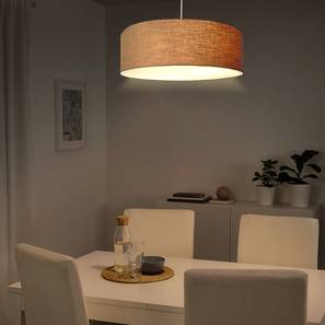 Top 100 Lighting Design Oberon Pendant Light (Natural Linen, Linen Shade Material, Natural Linen Shade Color)