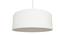 Oberon Pendant Light (White, Cotton Shade Material, White Shade Color) by Urban Ladder - Front View Design 1 - 340450