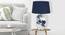 Neptune Table Lamp (Cotton Shade Material, Navy Blue Shade Colour) by Urban Ladder - Design 1 Half View - 340474