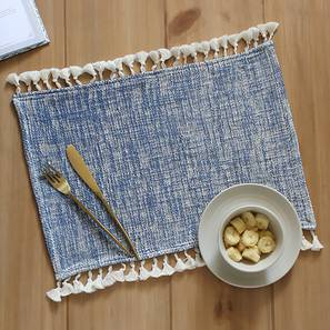 Kitchen Mat Design Blue Cotton Table Mat