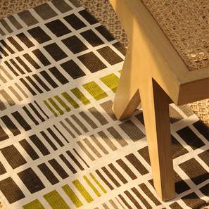 Area Carpet Design Green Cotton Doormat - Set of
