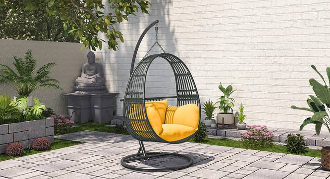 Izara Swing Chair (Grey) by Urban Ladder - Design 1 Full View - 340609