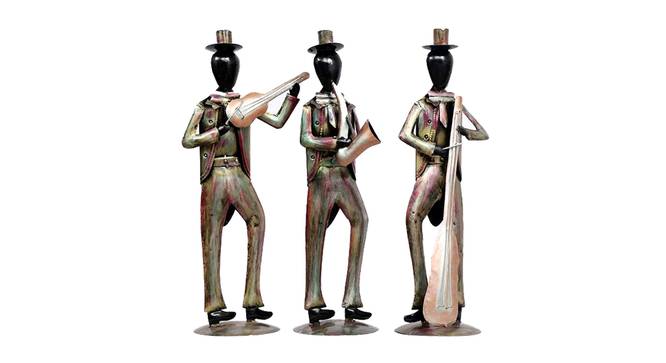 Dhairya Figurine Set of 3 by Urban Ladder - Cross View Design 1 - 340628