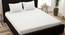 Aerith Bedsheet (White, King Size) by Urban Ladder - Design 1 Full View - 340646