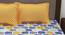 Jade Bedsheet (Yellow, Queen Size) by Urban Ladder - Design 1 Close View - 341220