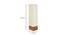 Ocley Table Lamp (White Shade Colour, Cotton Shade Material, Natural Wood) by Urban Ladder - Design 1 Dimension - 342243