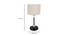 Veris Table Lamp (Black, Linen Shade Material, Beige Shade Colour) by Urban Ladder - Design 1 Dimension - 342244
