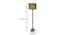 Marlerville Floor Lamp (Brown Shade Colour, Rustic Wood, Jute Shade Material) by Urban Ladder - Design 1 Dimension - 342252
