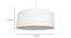 Oberon Pendant Light (White, Cotton Shade Material, White Shade Color) by Urban Ladder - Design 1 Dimension - 342262