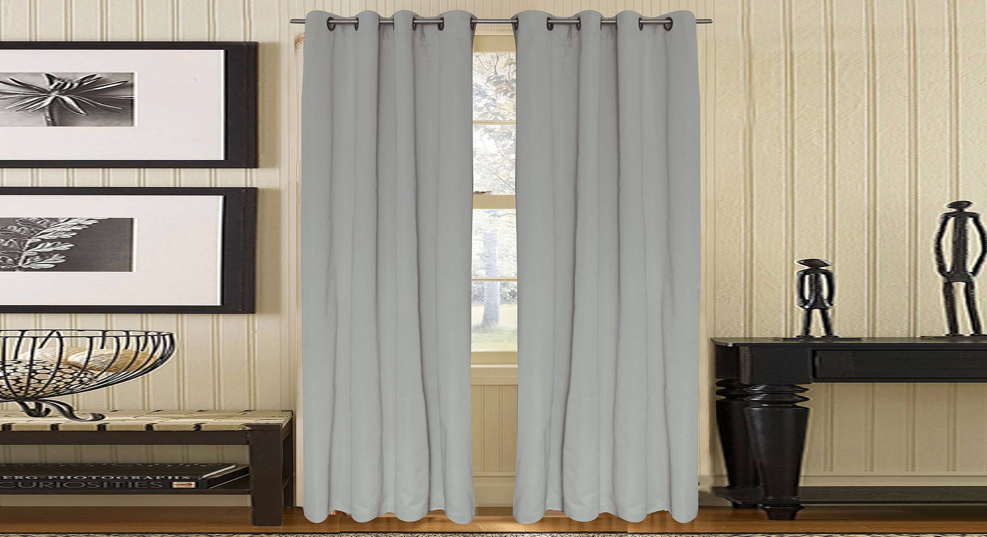 Drake Window Curtains Set of 2 Urban Ladder