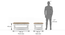 Reagan Coffee Table (Dual Tone Finish) by Urban Ladder - Dimension Design 1 - 348174
