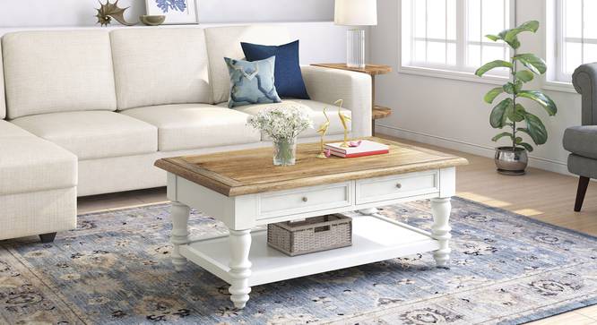 Reagan Coffee Table (Dual Tone Finish) by Urban Ladder - Full View Design 1 - 348555