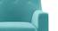 Hagen Lounge Chair (Icy Turquoise Velvet) by Urban Ladder - Zoomed Image Design 1 - 348565
