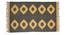 Akala Dhurrie (Brown, 240 x 150 cm  (94" x 59") Carpet Size) by Urban Ladder - Front View Design 1 - 348586
