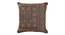Braydon Cushion Cover (Brown, 46 x 46 cm  (18" X 18") Cushion Size) by Urban Ladder - Front View Design 1 - 348608