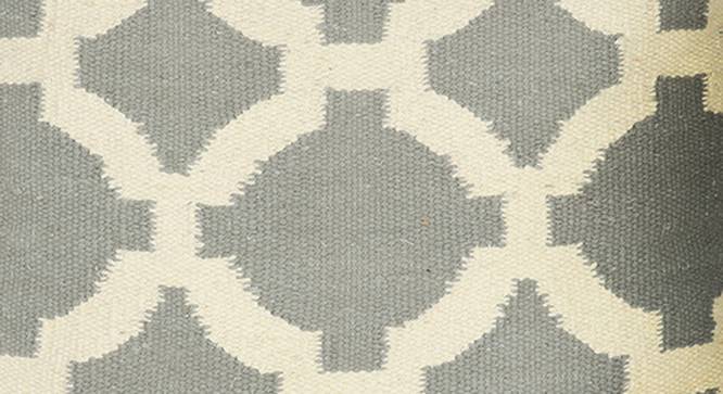 Cullen Cushion Cover (Grey, 46 x 46 cm  (18" X 18") Cushion Size) by Urban Ladder - Front View Design 1 - 348661