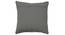 Cullen Cushion Cover (Grey, 46 x 46 cm  (18" X 18") Cushion Size) by Urban Ladder - Rear View Design 1 - 348678