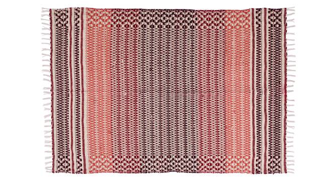 Eleanore Dhurrie (120 x 180 cm  (47" x 71") Carpet Size) by Urban Ladder - Front View Design 1 - 348704