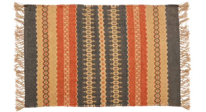Karinya Dhurrie (60 x 90 cm  (23" x 35") Carpet Size) by Urban Ladder - Front View Design 1 - 348746