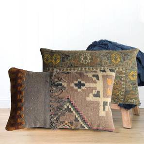 Art India Design Killian Cushion Cover (70 x 40 cm  (28" X 16") Cushion Size)