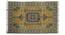 Philomena Dhurrie (Yellow, 120 x 180 cm  (47" x 71") Carpet Size) by Urban Ladder - Front View Design 1 - 348860